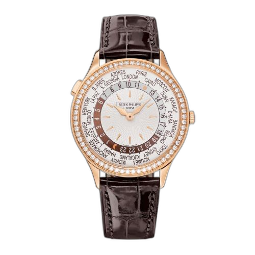 [7130R-013] World Time 7130 Rose Gold / Silver / Beijing