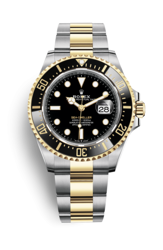 [126603-0001 (aka: m126603-0001)] Sea-Dweller Stainless Steel / Yellow Gold / Black