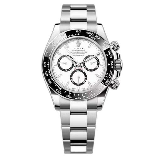 [126500LN-0001] Cosmograph Daytona Stainless Steel - Cerachrom / White / Oyster