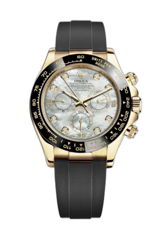 [116518LN-0045] Cosmograph Daytona Yellow Gold / Cerachrom / MOP-Diamond / Oysterflex
