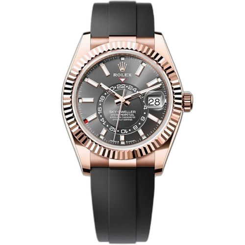 [336235-0004 (aka: M336235-0004)] Sky-Dweller Everose / Slate / OysterFlex