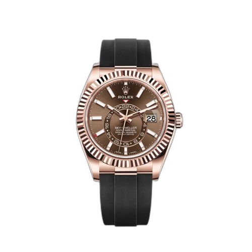 [326235-0005 (aka: M326235-0005)] Sky-Dweller Everose / Chocolate / Oysterflex