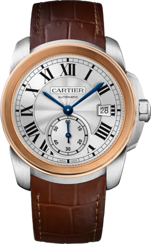 [W2CA0002] Calibre de Cartier 38 Stainless Steel / Pink Gold / Silver