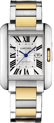 [W5310047] Tank Anglaise 29.8 Stainless Steel / Yellow Gold / Silver / Bracelet