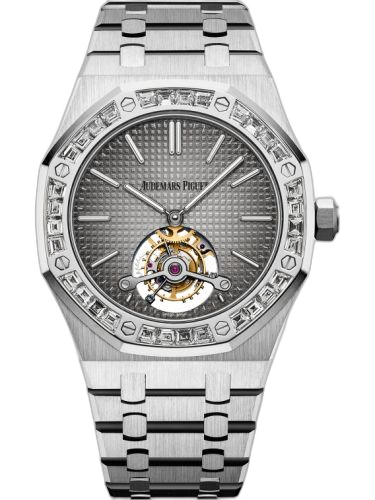 [26516PT.ZZ.1220PT.01] Royal Oak Ultra Thin Tourbillon Platinum / Diamond