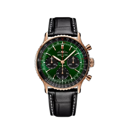 [RB01394A1L1P1] Navitimer B01 Chronograph 41 Red Gold / Wing Revolution Kanazawa