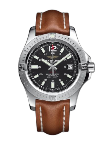 [A1731311.BE90.425X] Colt 41 Automatic Volcano Black / Calf