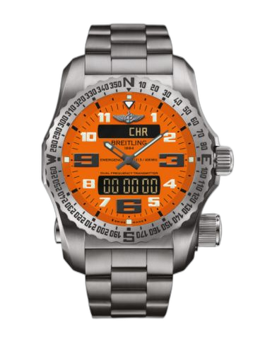 [E76325A5.O508.159E] Emergency II Titanium / Orange / Bracelet