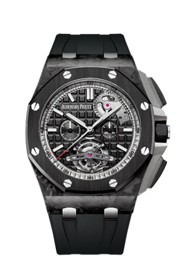 [26550AU.OO.A002CA.01] Royal Oak Offshore Tourbillon Chronograph Forged Carbon