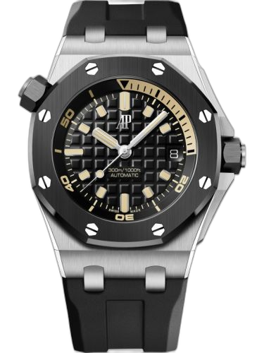 [15720CN.OO.A002CA.01] Royal Oak Offshore Diver White Gold / Black