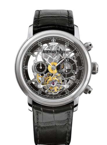 [26346BC.OO.D002CR.02] Jules Audemars 26346 Tourbillon Chronograph Openworked White Gold Boutique