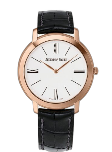 [15093OR.OO.A002CR.01] Jules Audemars Extra-Thin Pink Gold / White