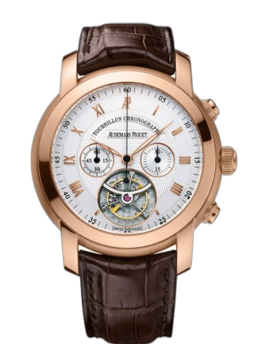 [26010OR.OO.D088CR.01] Jules Audemars Tourbillon Chronograph Pink Gold / Silver