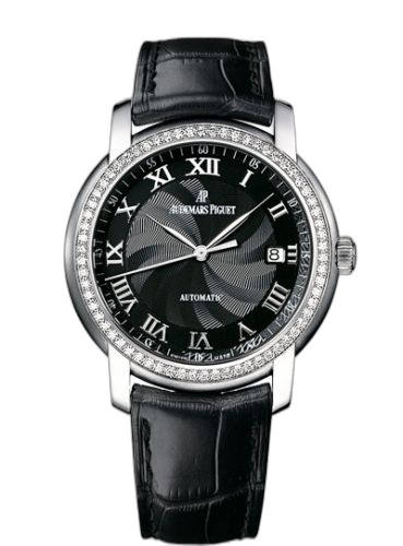 [15140BC.ZZ.A002CR.03] Jules Audemars Selfwinding White Gold / Diamond / Black