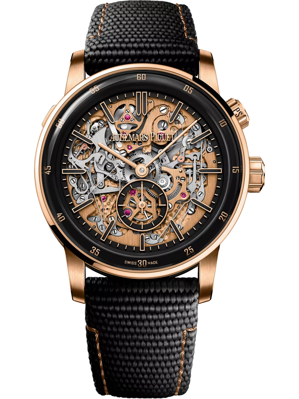 [26397NR.OO.D002KB.01] CODE 11.59 Grande Sonnerie Carillon Supersonnerie Ceramic - Pink Gold / Skeleton
