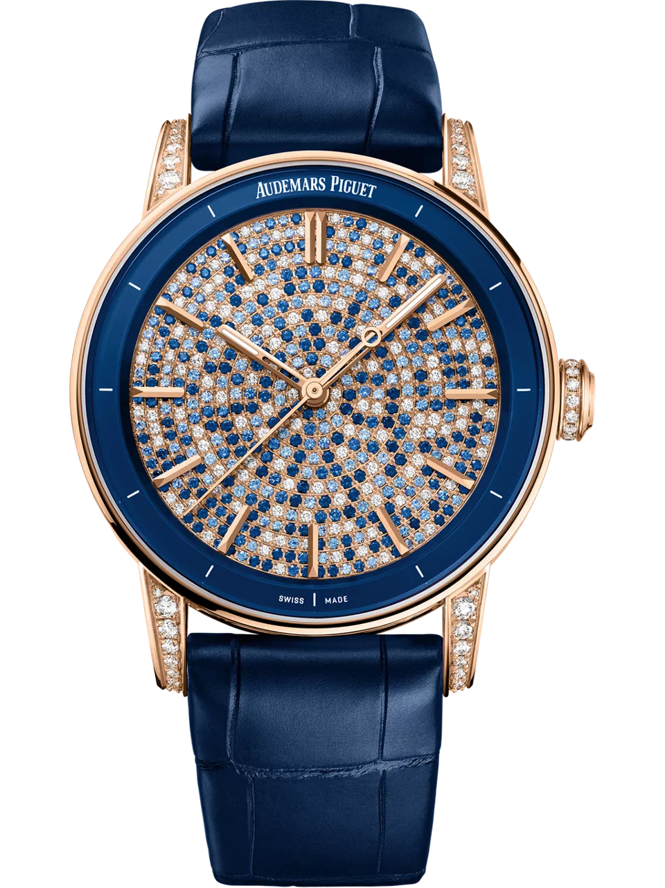 [77410OR.ZZ.D343CR.01] CODE 11.59 Automatic 38 Pink Gold - Diamond / Diamond - Sapphire
