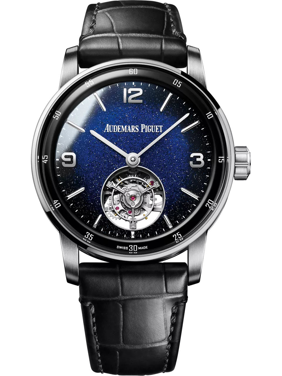 [26396BC.OO.D002CR.01] CODE 11.59 Tourbillon Selfwinding White Gold / Blue Aventurine