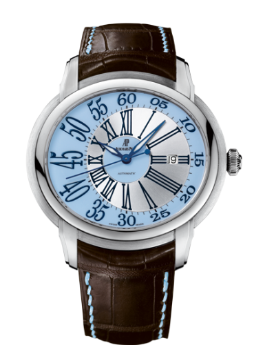 [15320BC.OO.D093CR.01] Millenary Self-Winding White Gold / Blue