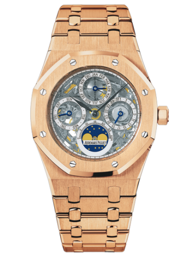 [25829OR.OO.0944OR.01] Royal Oak Perpetual Calendar Openworked Pink Gold
