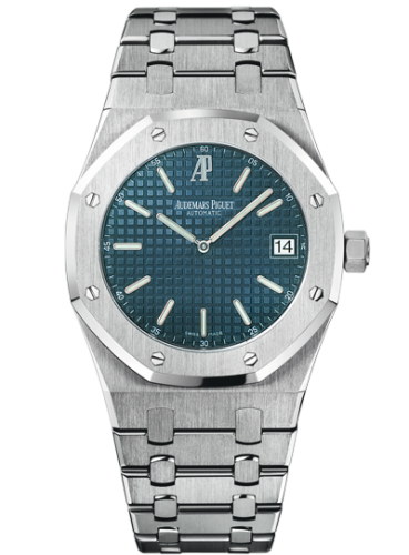 [15202ST.OO.0944ST.02] Royal Oak Extra-Thin Stainless Steel / Dark Blue