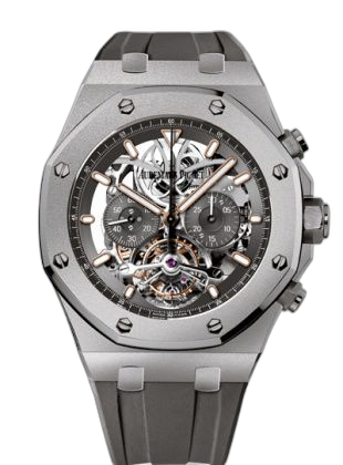 [26347TI.GG.D004CA.01] Royal Oak Tourbillon Chronograph Openworked Titanium / Boutique Edition