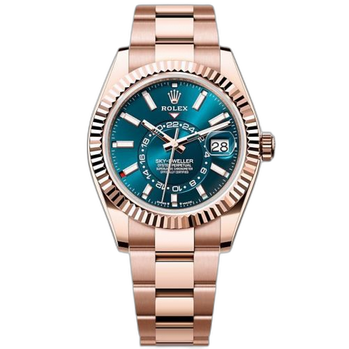 [336935-0001 (aka: M336935-0001)] Sky-Dweller Everose / Blue / Oyster