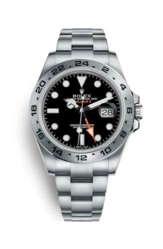 [216570-0002] Explorer II Stainless Steel / Black