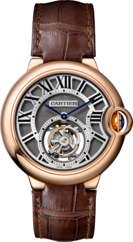 [W6920104] Ballon Blue de Cartier 39 Flying Tourbillon Pink Gold / Grey