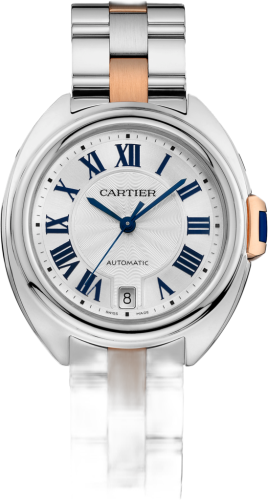 [W2CL0003] Clé de Cartier 35 Stainless Steel /Pink Gold / Silver / Bracelet