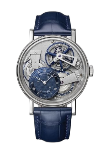 [7047PT/1Y/9ZU] Tradition 7047 Fusée Tourbillon Platinum / Blue