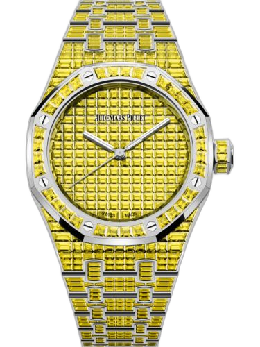 [15554BC.RY.1274BC.01] Royal Oak Self-Winding 37 Yellow Chrysoberyl / 50th Anniversary