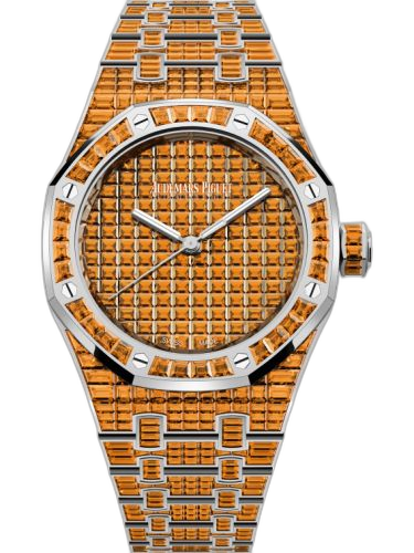 [15554BC.SE.1274BC.01] Royal Oak Self-Winding 37 Orange Spessartite / 50th Anniversary